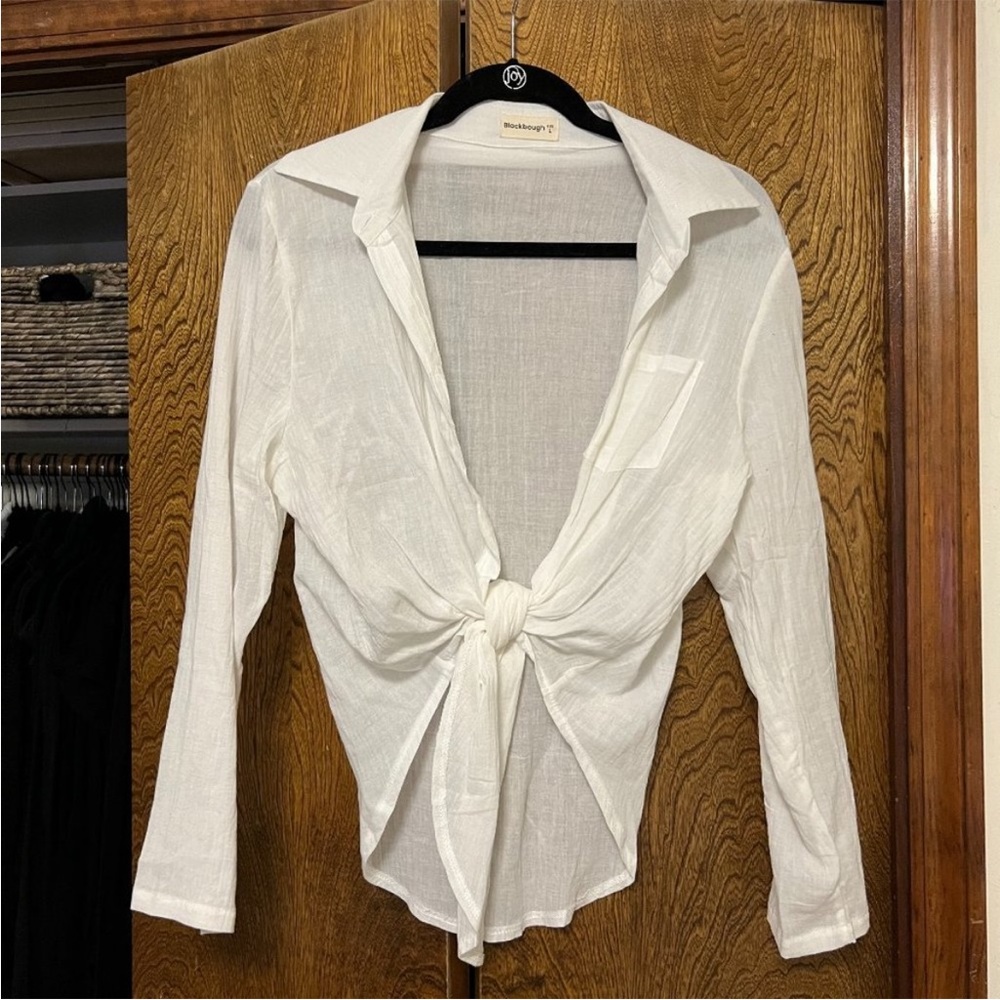 Blackbough Swim Front Tie Swim Cover Up NWOT
